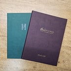 imitation leather menu covers 