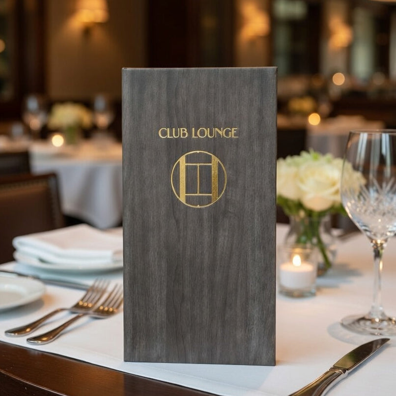 Wood Effect Bill Folder